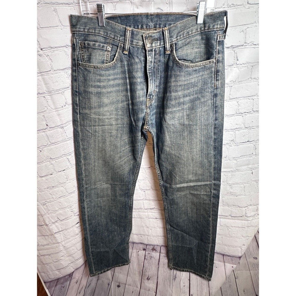 Levi's 505 Jeans Regular Fit Denim Blue Wash Classic Style Size 32x32